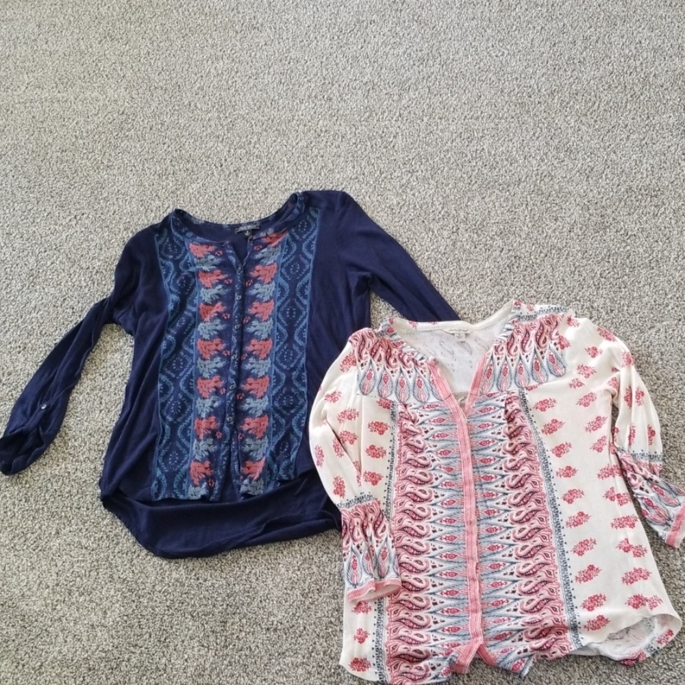 2 Lucky Brand Size Small Shirts